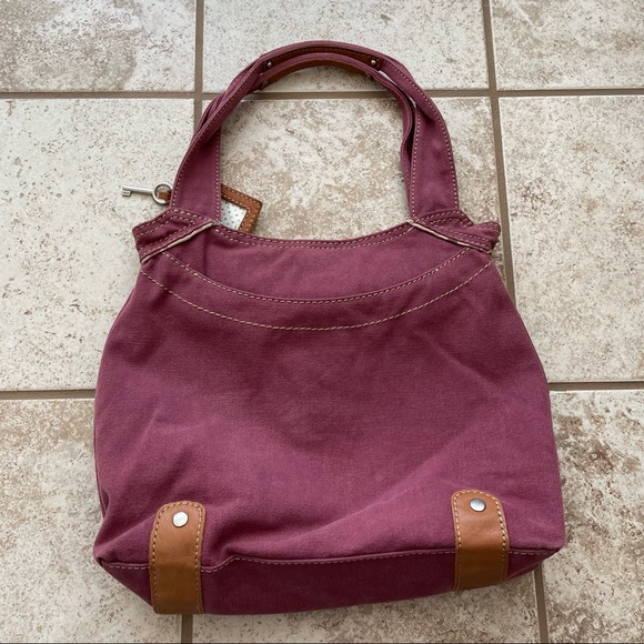 Fossil plum Spacious tote bag super cute - Picture 7 of 9